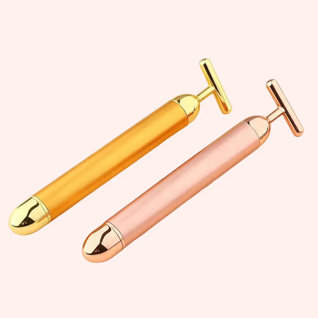 24k gold facial massage roller electric beauty bar for face and neck