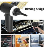 portable vacuum suction cleaner for car interior cleaning