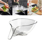 drain basket funnel for kitchen sink straining and washing