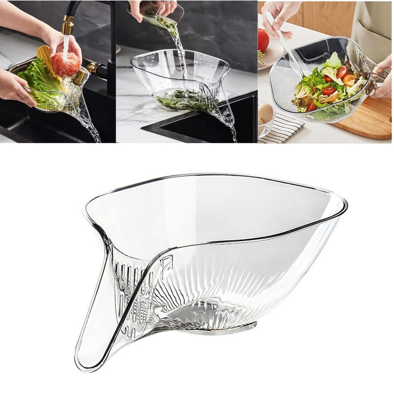 drain basket funnel for kitchen sink straining and washing