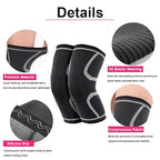 breathable stretchable fabric of knee support pad