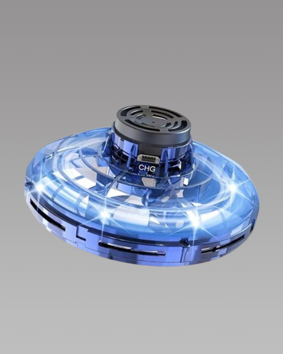full view of magic flying orb spinner toy