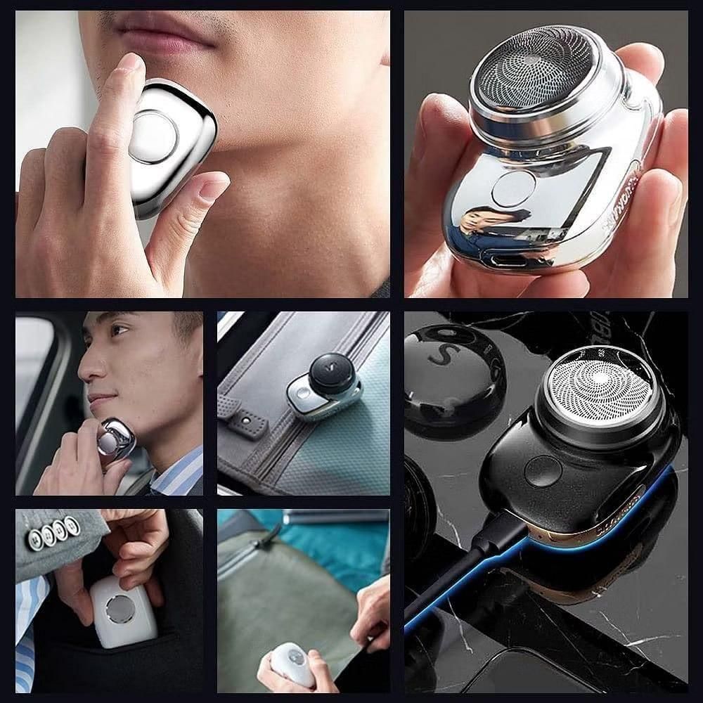 rechargeable mini electric shaver charging