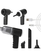 close up view of portable vacuum suction cleaner nozzle