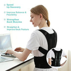 adjustable straps of posture corrector belt for secure fit