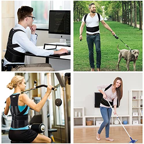 breathable fabric material of unisex posture corrector belt